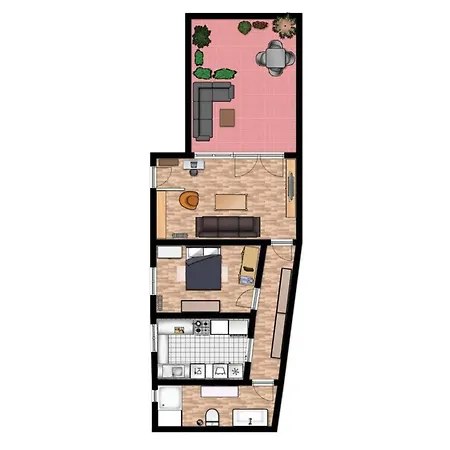 Apartment Atico Con Terraza En Pleno Centro